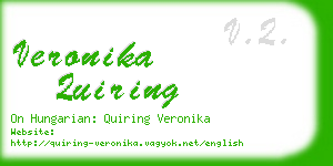 veronika quiring business card